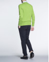 Basic green knit sweater 