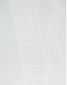 Cross-over shirt with white cotton stitched views