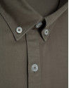 Camisa sport regular tintada caqui - Hombre | Roberto Verino