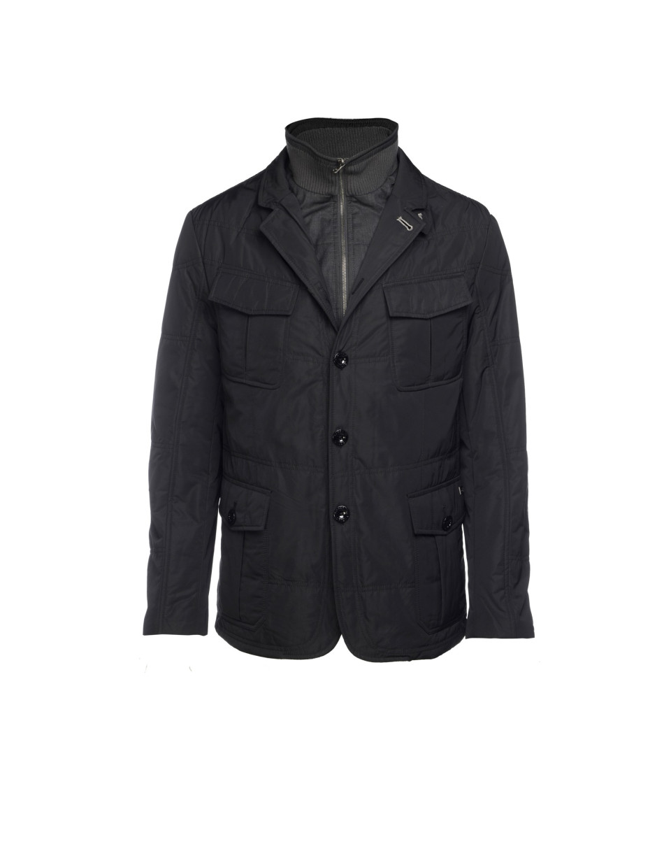 Black casual jacket