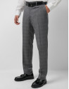 Half canvas virgin wool suit in grey tones | Roberto Verino