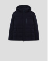 Navy blue quilted shorts with four pockets | Roberto Verino