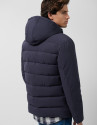 Navy blue quilted shorts with four pockets | Roberto Verino