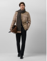 Jacket combined with technical fabric and ... | Roberto Verino