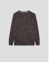 Jersey mouliné marrón/crudo - Hombre - OI2025 | Roberto Verino