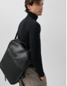 Jersey cuello cisne lana negro - Hombre | Roberto Verino