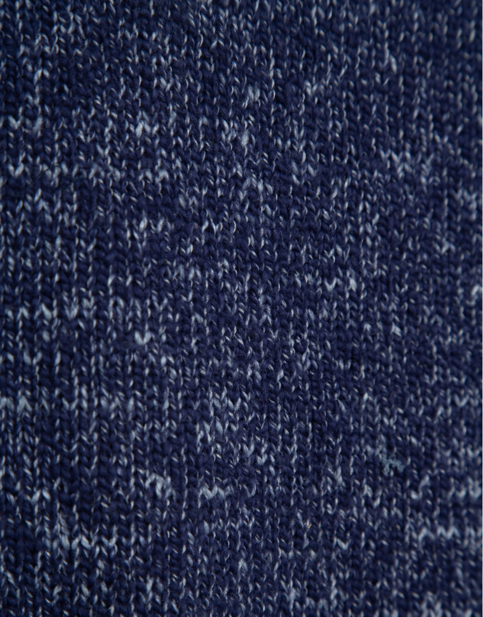 Jersey mouliné azul/celeste - Hombre - OI2025 | Roberto Verino