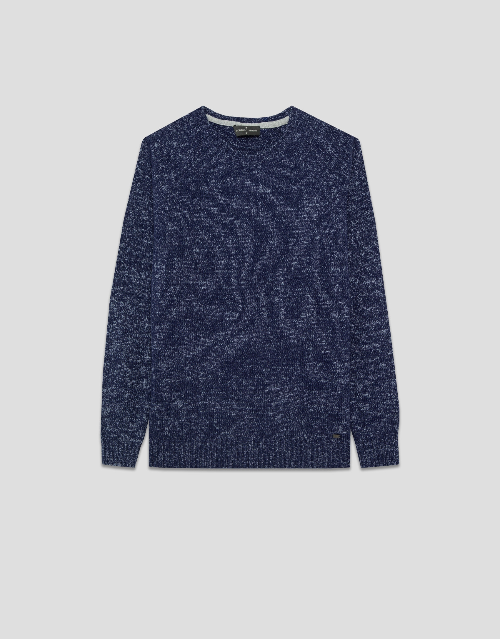 Jersey mouliné azul/celeste - Hombre - OI2025 | Roberto Verino