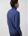 Jersey cuello cisne azul melange - Hombre | Roberto Verino