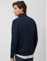 Chaqueta cremallera lisa cuello alto color ... | Roberto Verino
