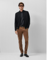 Plain black zipper jacket - Man - AW2025 | Roberto Verino