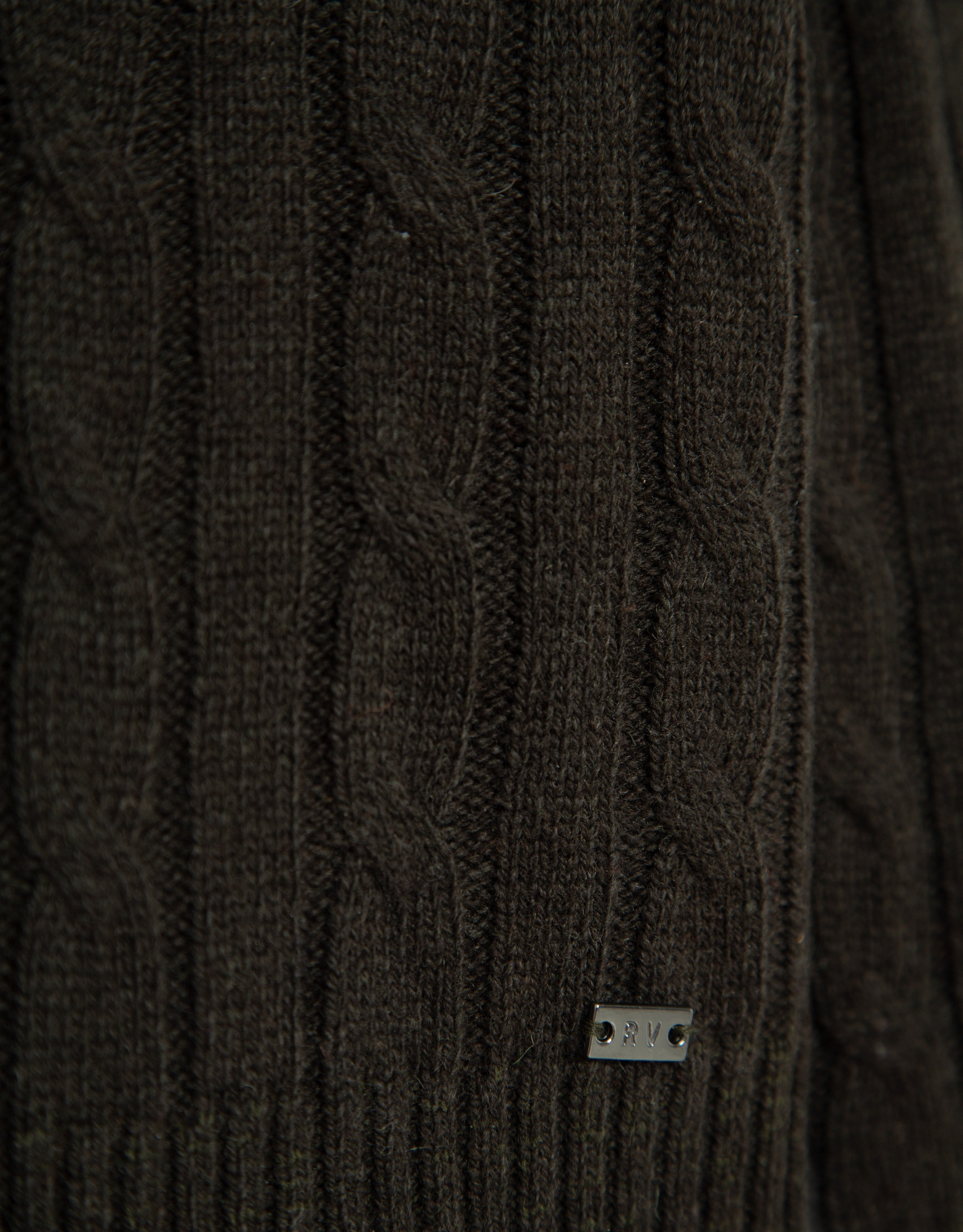 Khaki eight-stitch sweater - Man - AW2025 | Roberto Verino