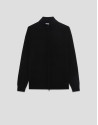 Chaqueta cremallera lisa color negro - Hombre | Roberto Verino