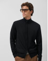 Chaqueta cremallera lisa color negro - Hombre | Roberto Verino