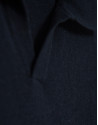 Navy polo neck sweater - Man - AW2025 | Roberto Verino