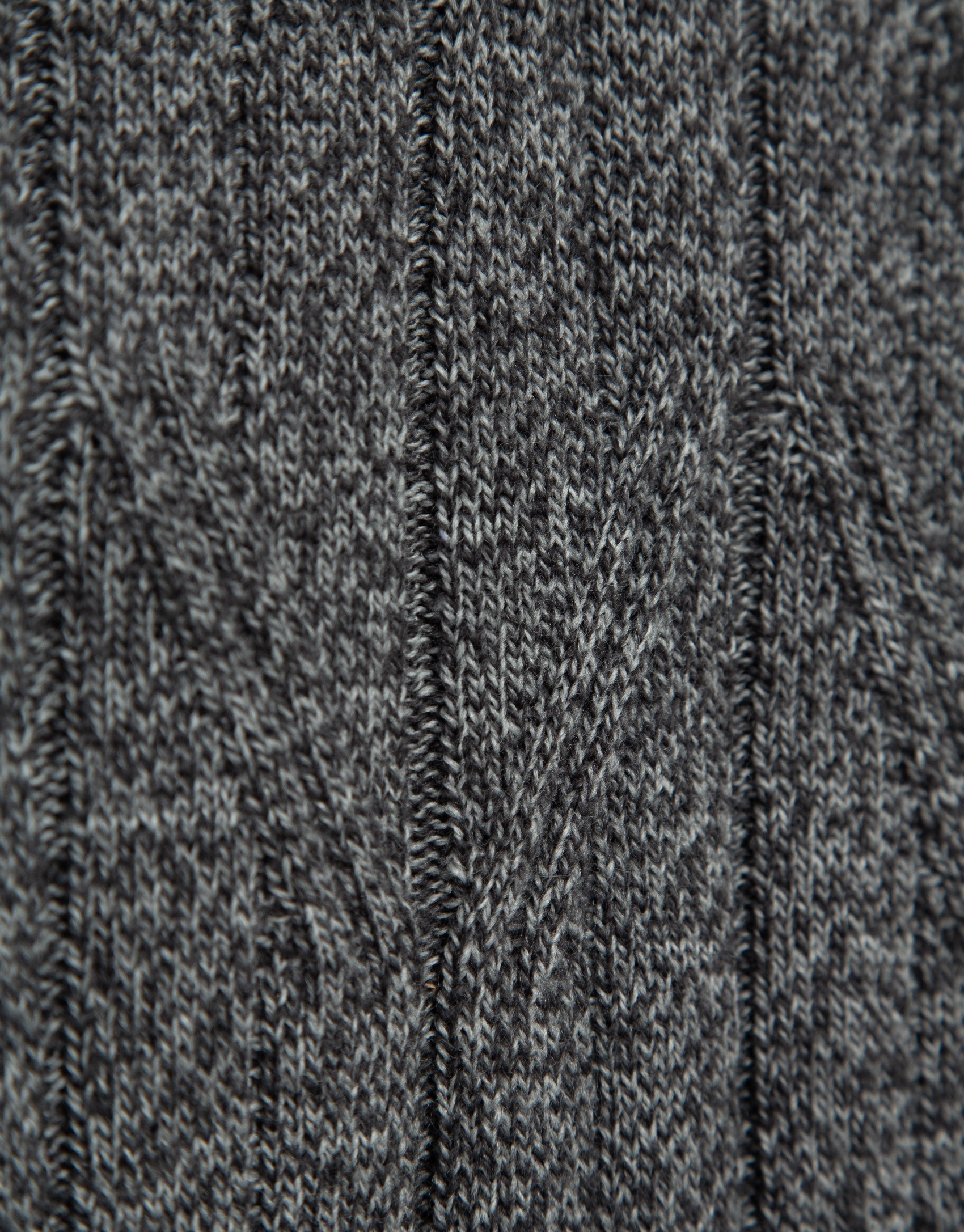 Dark grey melange turtleneck sweater - Man | Roberto Verino