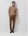 Jersey cuello envolvente color camel - Hombre | Roberto Verino