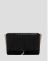 Aretha Maxi Black clutch bag - Woman - SS2026 | Roberto Verino