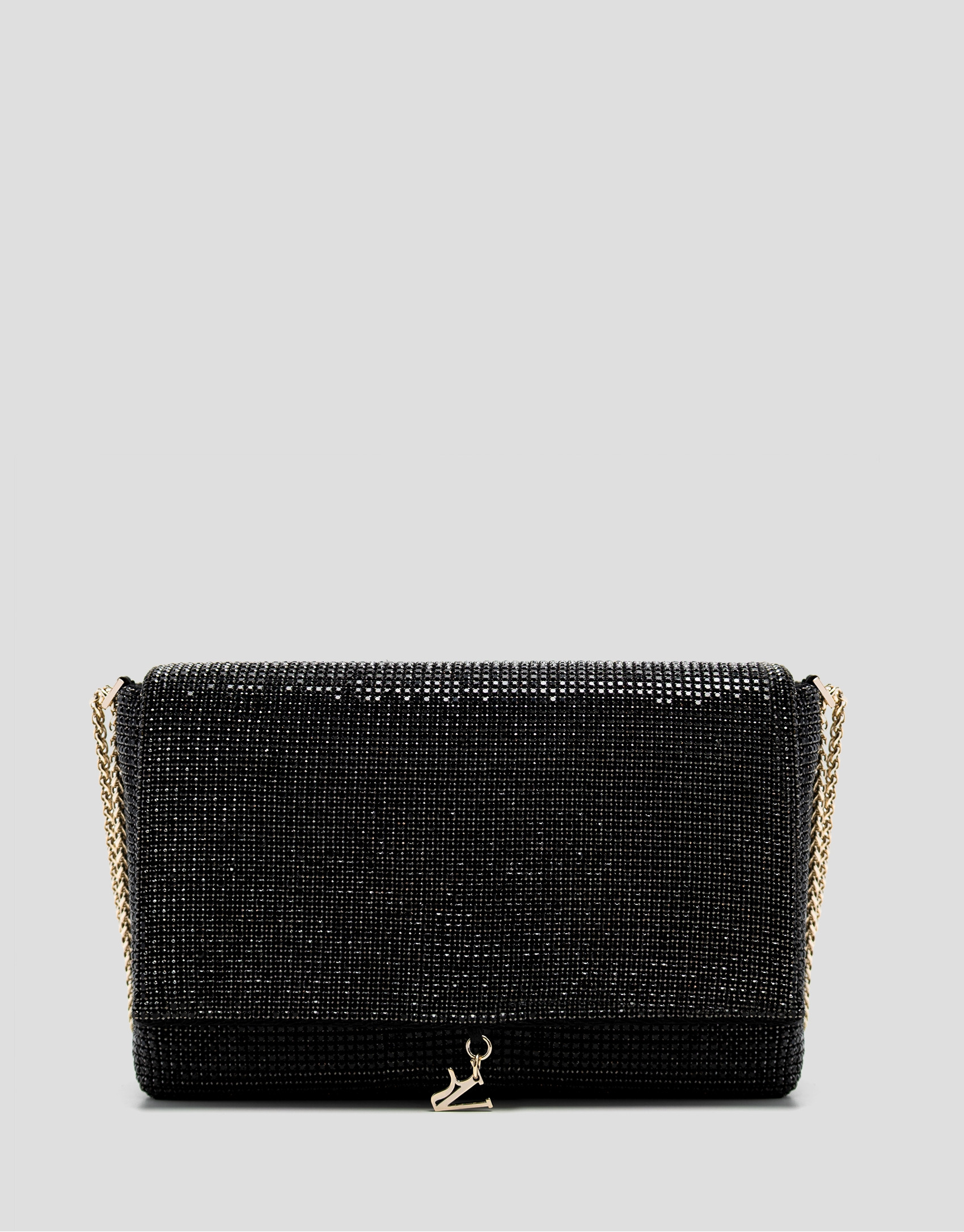 Aretha Maxi Black clutch bag - Woman - SS2026 | Roberto Verino