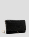 Aretha Maxi Black clutch bag - Woman - SS2026 | Roberto Verino