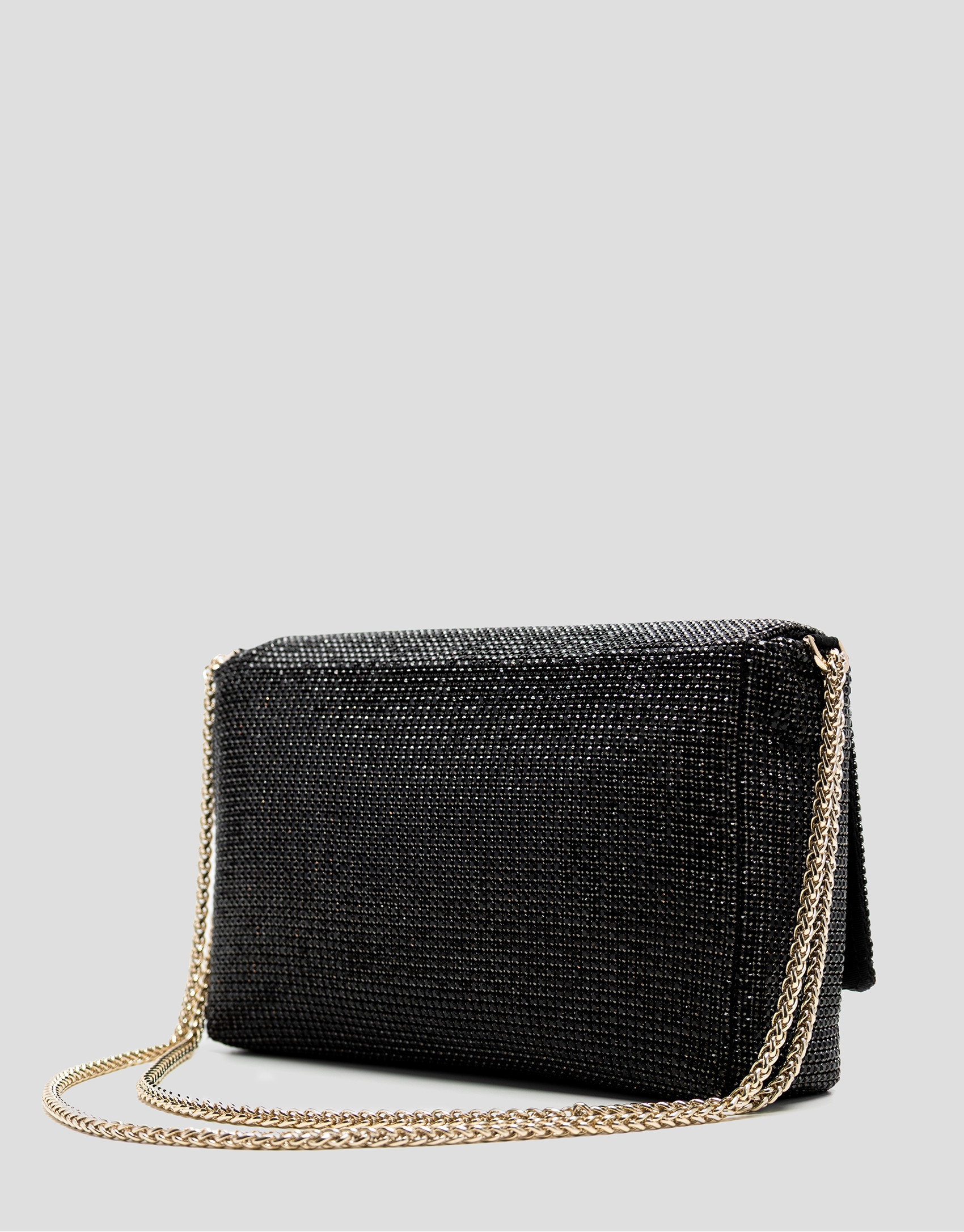 Aretha Maxi Black clutch bag - Woman - SS2026 | Roberto Verino