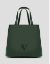 Violet M Nylon Green Hobo Handbag - Woman | Roberto Verino