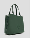 Violet M Nylon Green Hobo Handbag - Woman | Roberto Verino