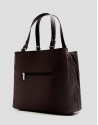 Bolso de mano Hobo Violeta M nailon marrón | Roberto Verino