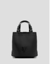 Hobo Violet S handbag in black nylon - Woman | Roberto Verino