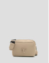 Bolso bandolera Violeta nailon beige - Mujer | Roberto Verino