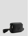 Bolso bandolera Violeta nailon negro - Mujer | Roberto Verino