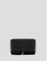 Aretha Mini Black clutch bag - Woman - SS2026 | Roberto Verino