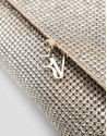 Aretha Mini Gold clutch bag - Woman - SS2026 | Roberto Verino