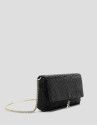 Aretha Mini Black clutch bag - Woman - SS2026 | Roberto Verino