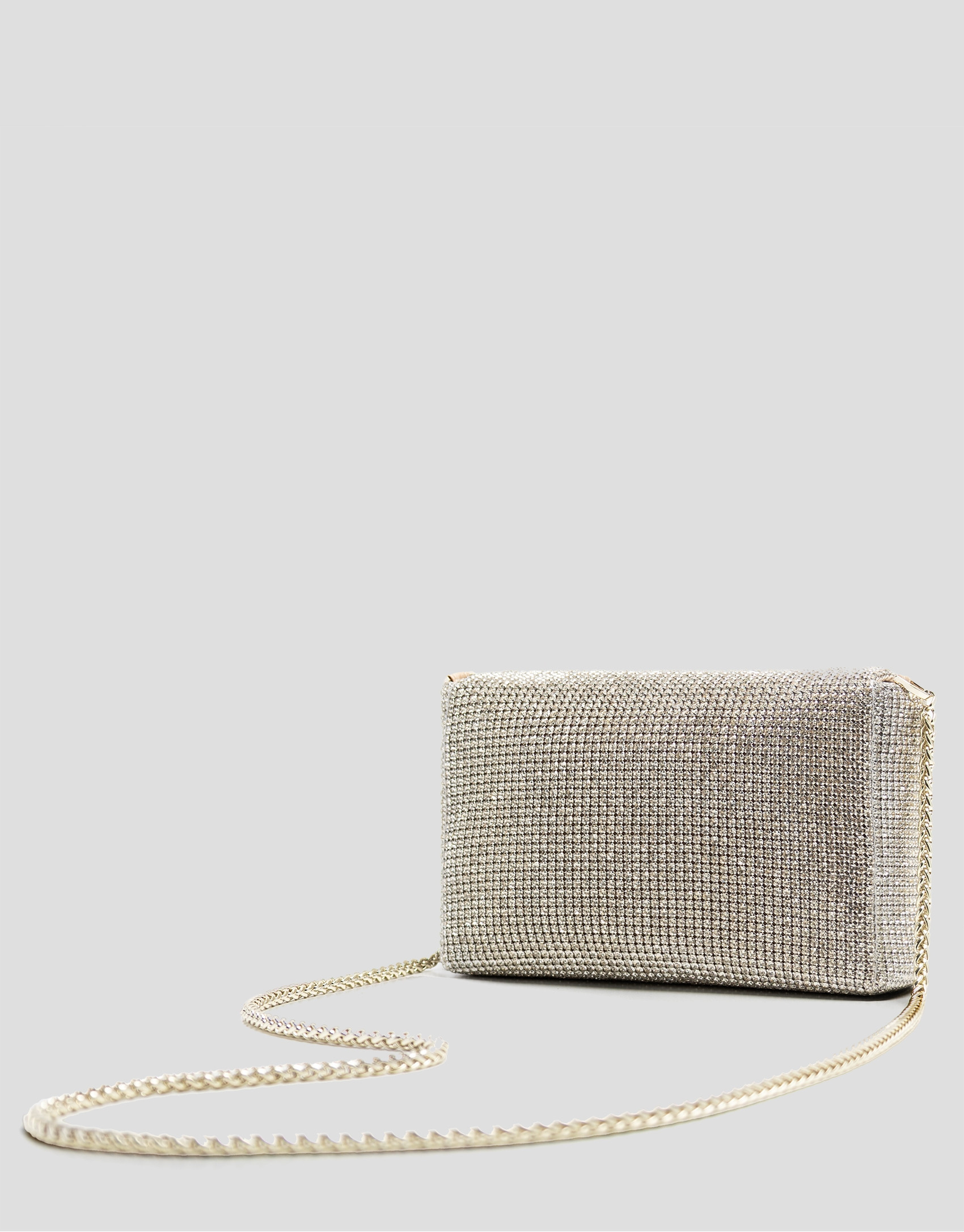 Aretha Mini Gold clutch bag - Woman - SS2026 | Roberto Verino