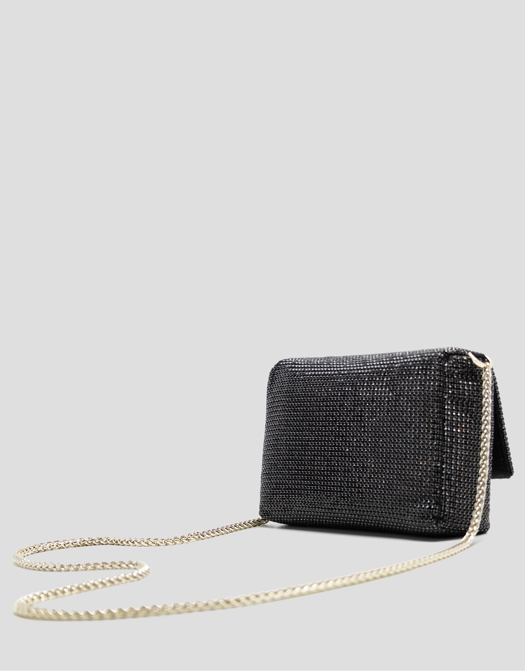 Aretha Mini Black clutch bag - Woman - SS2026 | Roberto Verino