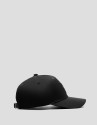 Black nylon visor with embossed logo - Woman | Roberto Verino