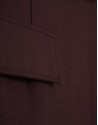 Falda midi recta abertura delantera berenjena | Roberto Verino