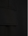 Black straight midi skirt with front slit | Roberto Verino