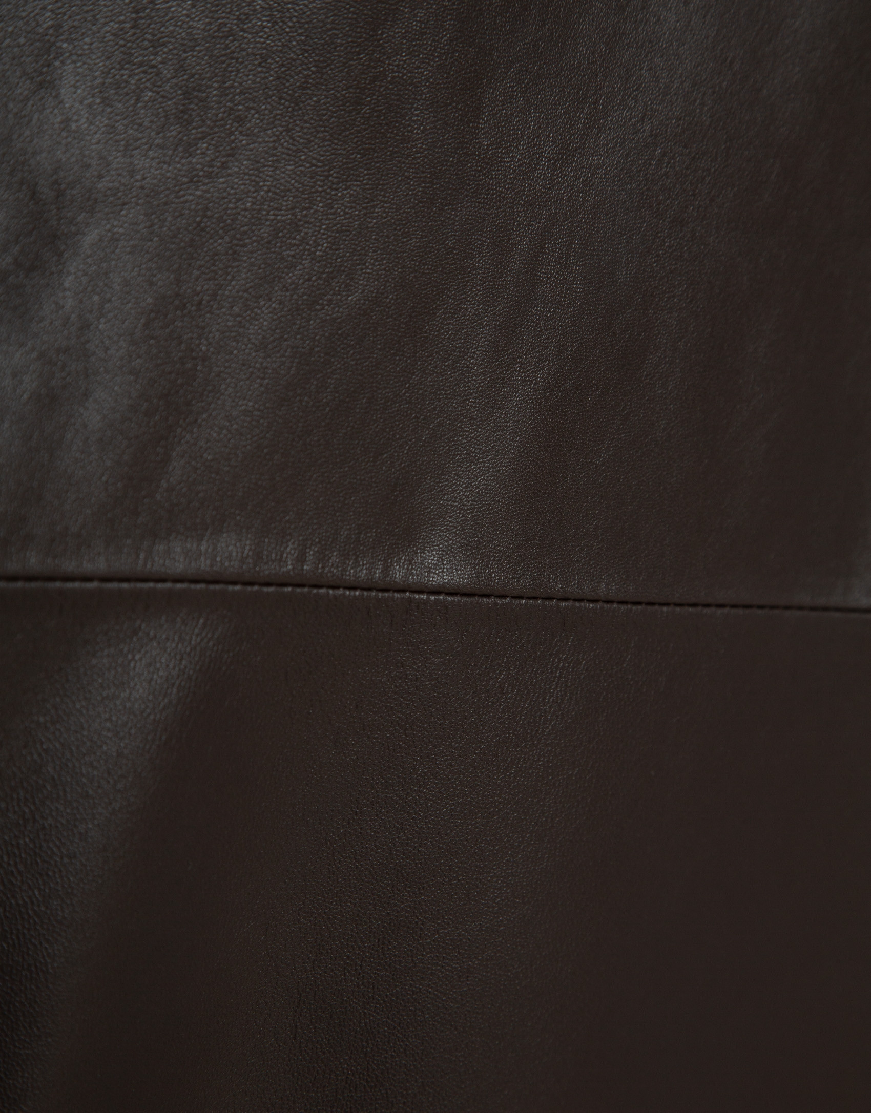 Brown napa wide-legged trousers - Woman | Roberto Verino
