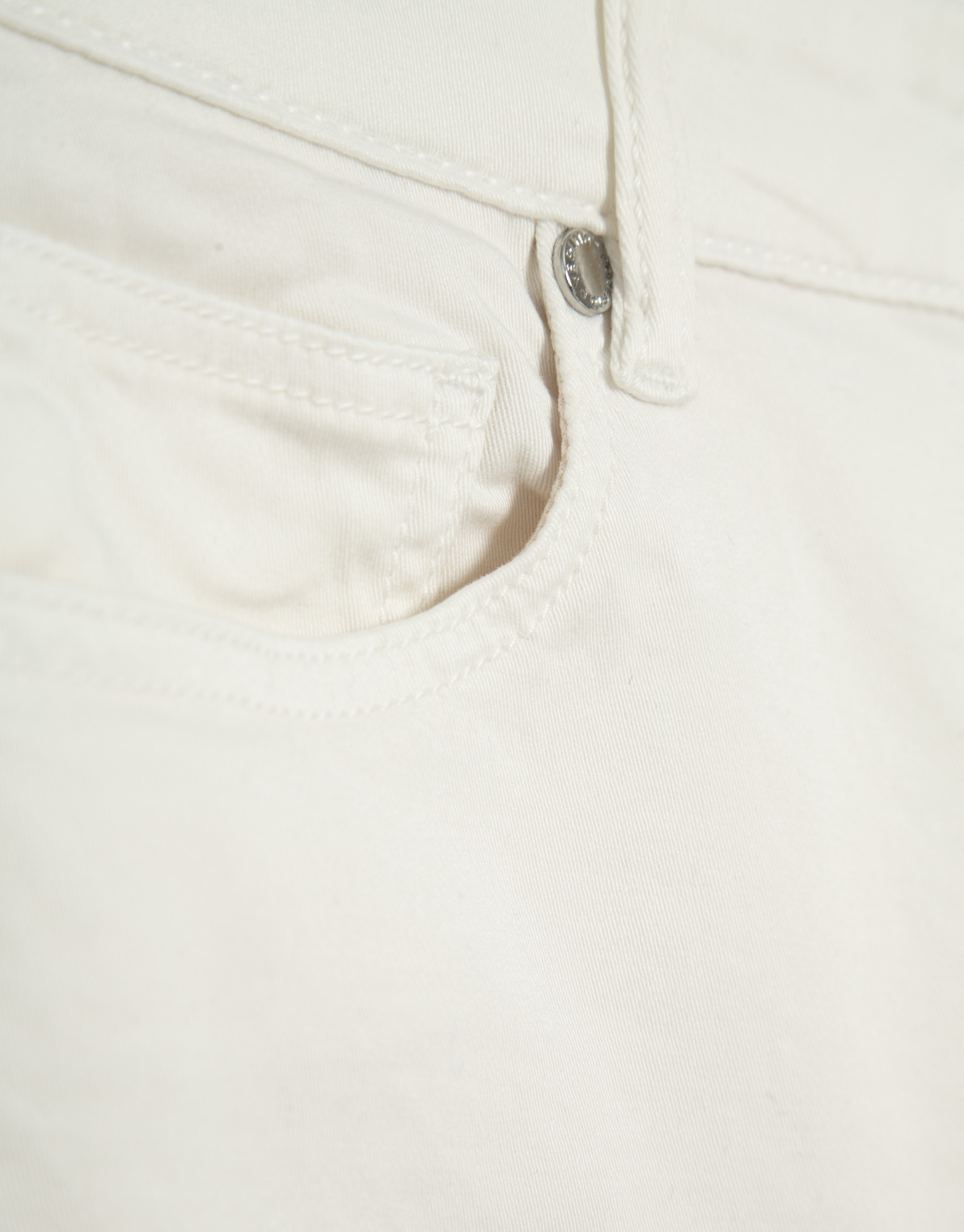 Five-pocket raw cotton trousers - Woman | Roberto Verino