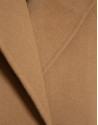 Camel double-faced three-quarter length short... | Roberto Verino
