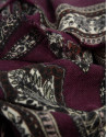 Cashmere wool scarf in plum/raw tones - Man | Roberto Verino