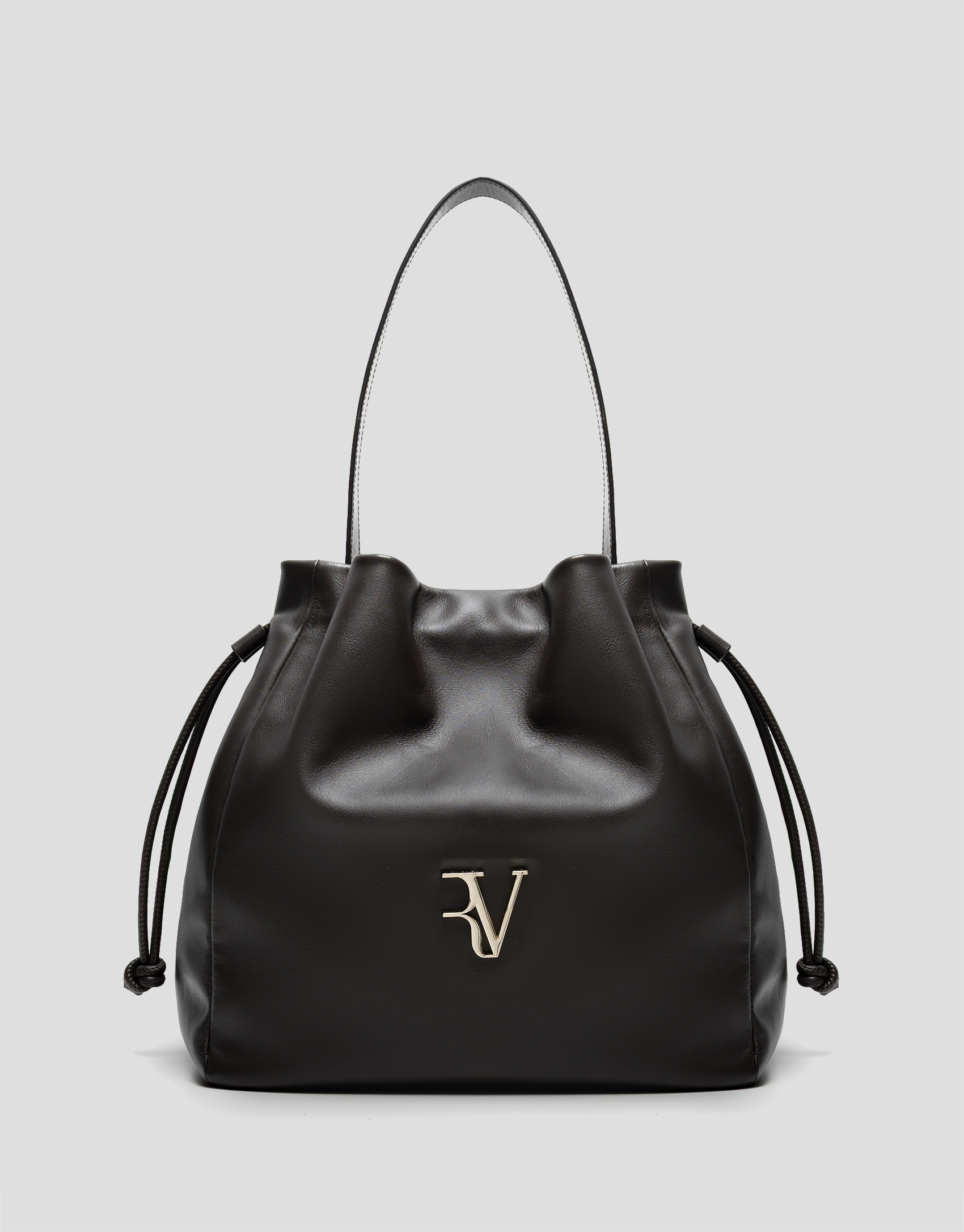 Daniela Hobo shoulder bag in brown leather | Roberto Verino