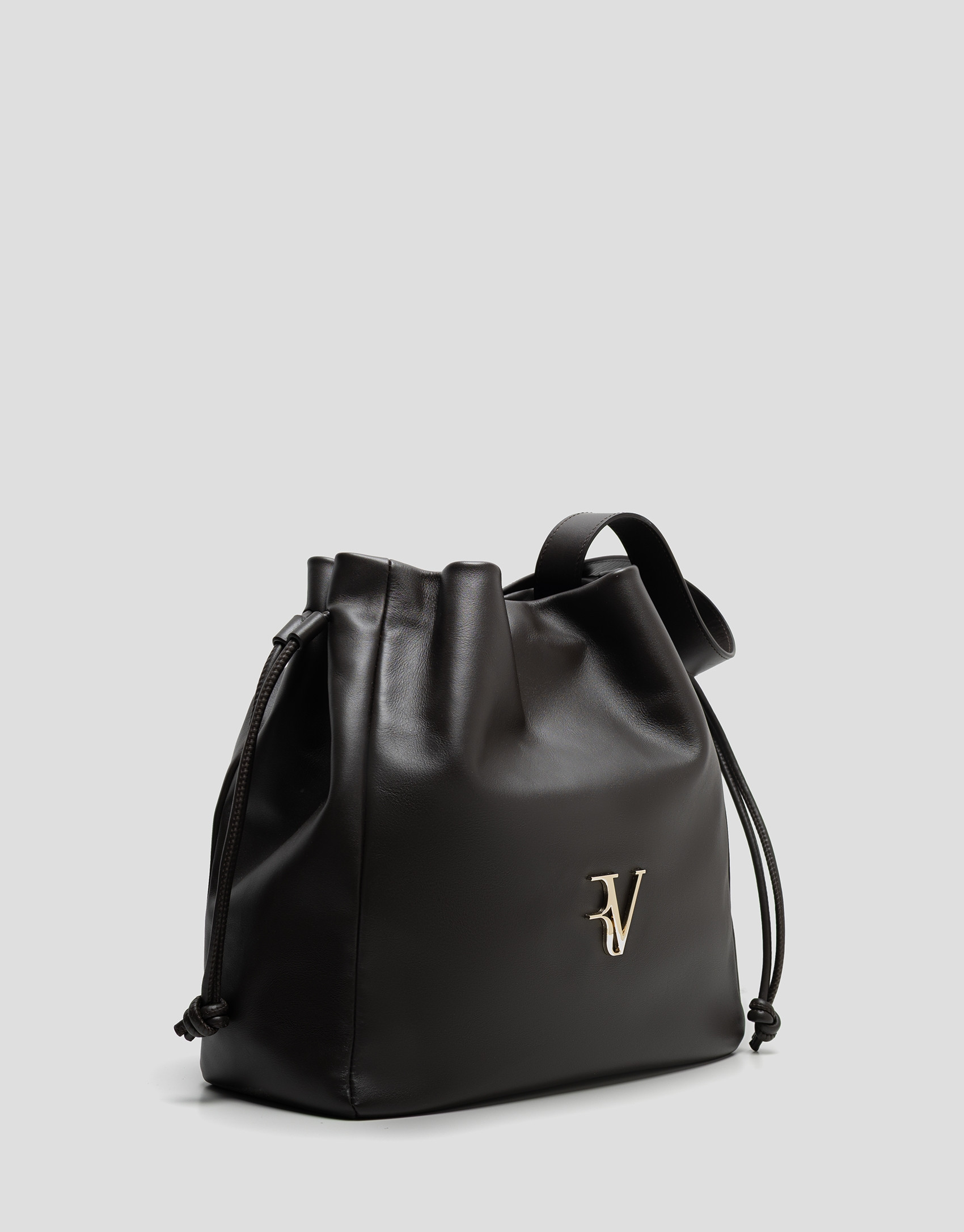 Daniela Hobo shoulder bag in brown leather | Roberto Verino