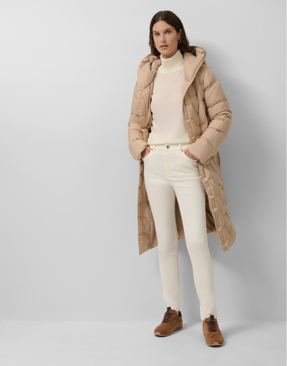 Five-pocket raw cotton trousers - Woman | Roberto Verino