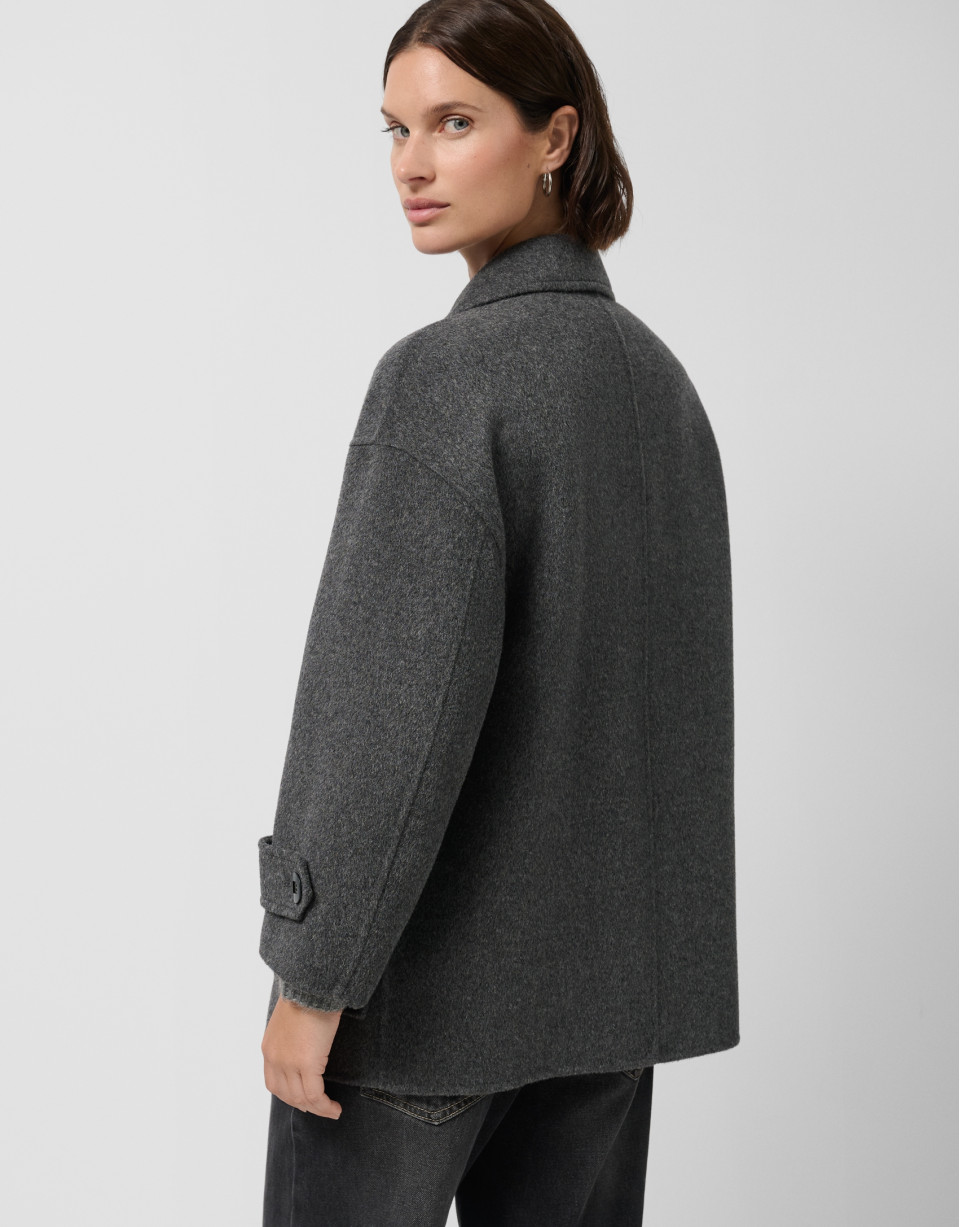 Three-quarter double-sided black ... | Roberto Verino