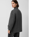 Three-quarter double-sided black ... | Roberto Verino
