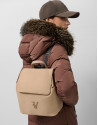 Violeta backpack in beige nylon - Gifts | Roberto Verino
