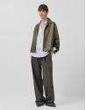 Chaqueta con bolsillos napa verde - Mujer | Roberto Verino